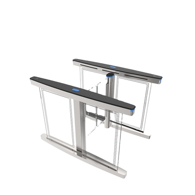 SUS304 Optische Swing Barrier Turnstile Taille Hoogte Volautomatisch